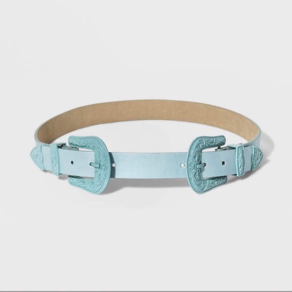 wild fable Accessories - NWT Misty Waterfall Western Buckle Belt